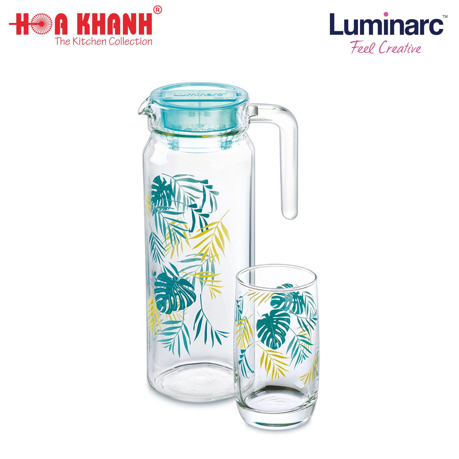 BỘ BÌNH LY THỦY TINH LUMINARC ROTTERDAM HIWAII 5 MÓN - LUHIV4911