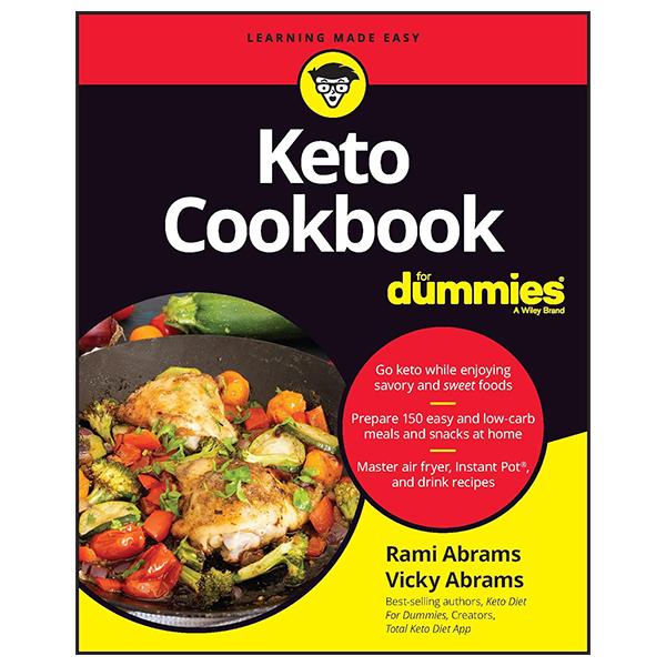 Sách ngoại văn: Keto Cookbook For Dummies