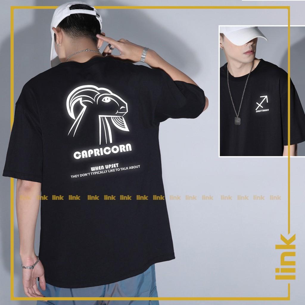 Áo phản quang bạc Cung Ma Kết - Cung Hoàng Đạo tay lỡ unisex