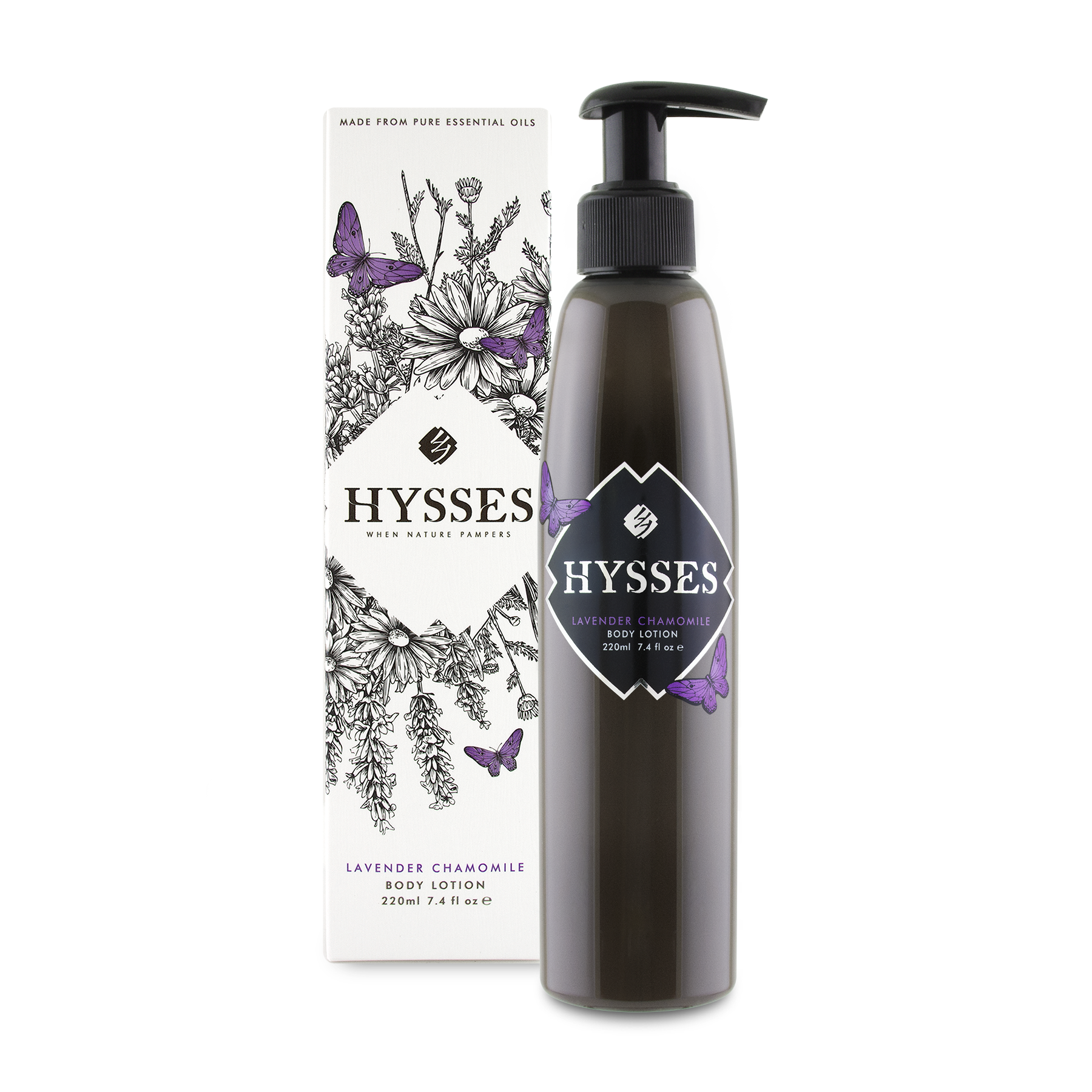 Sữa Dưỡng Thể Cao Cấp Hysses Body Lotion Giúp Giải Tỏa Căng Thẳng, Dưỡng Ẩm Chuyên Sâu Cho Da Nhạy Cảm Với Tinh Dầu Cúc La Mã - Oải Hương Hữu Cơ Tự Nhiên