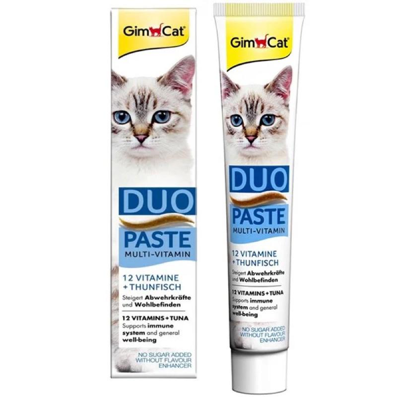 Gimcat Multi-Vitamin Duo-Paste Tuna - tăng cường miễn dịch cho mèo vị cá ngừ