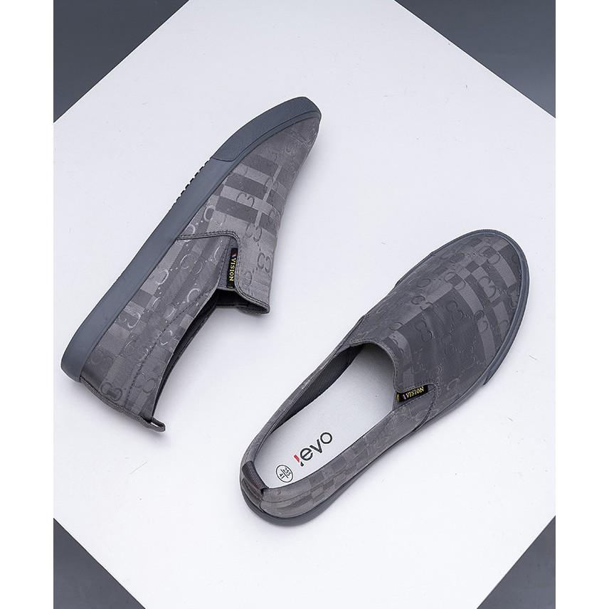 Giày lười nam - Slip on nam vải - Mã A2186Đ