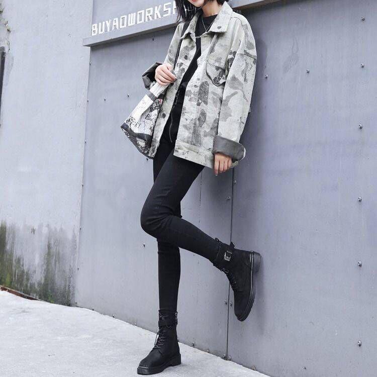 Giày Bốt Martin Cổ Thấp Lót Lông Cừu Cotton Đế Bằng Kiểu Anh Thời Trang Thu Đông 2022 Cho Nữ