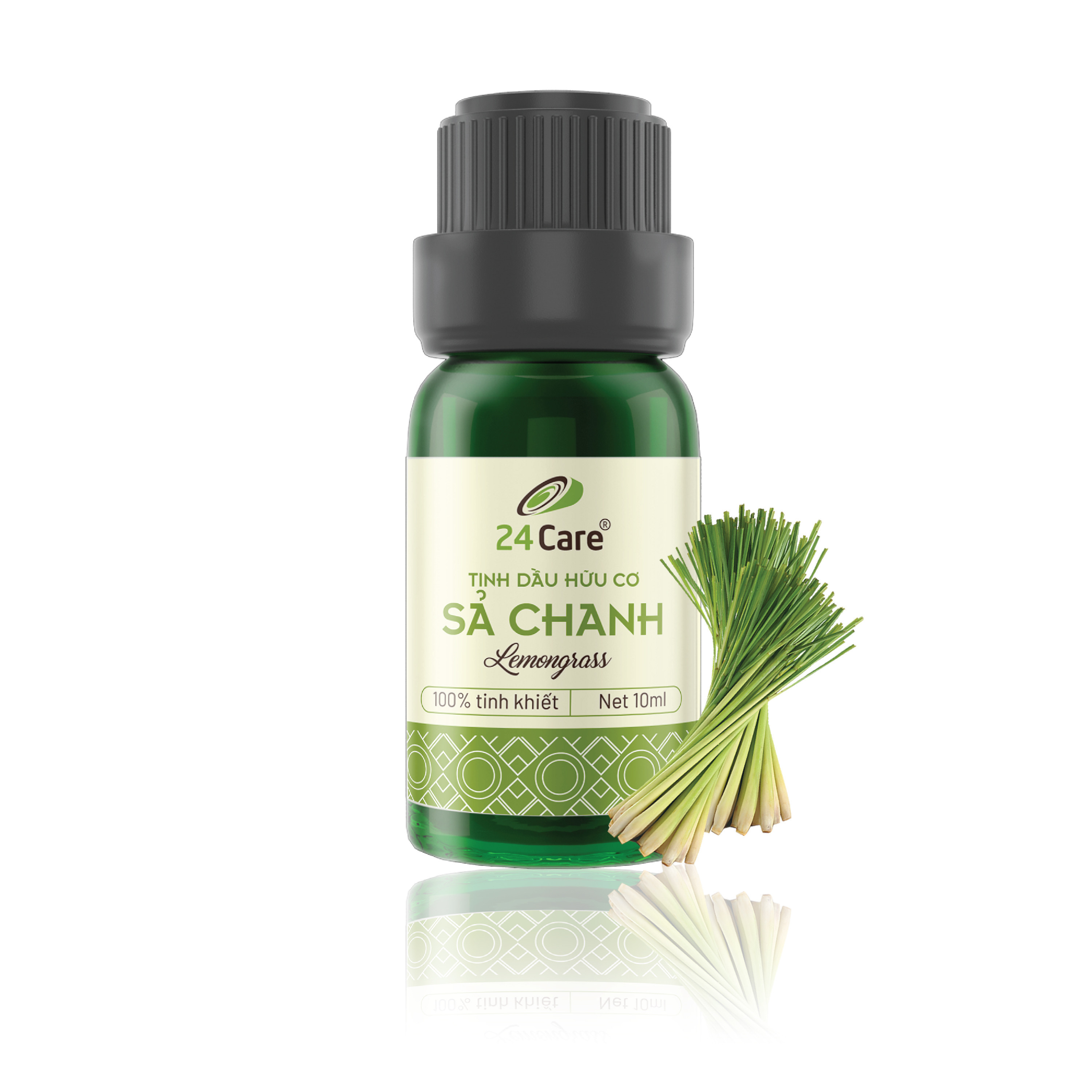 Tinh dầu Sả Chanh 24Care 10ML -  Chiết xuất thiên nhiên, thơm phòng, đuổi muỗi.