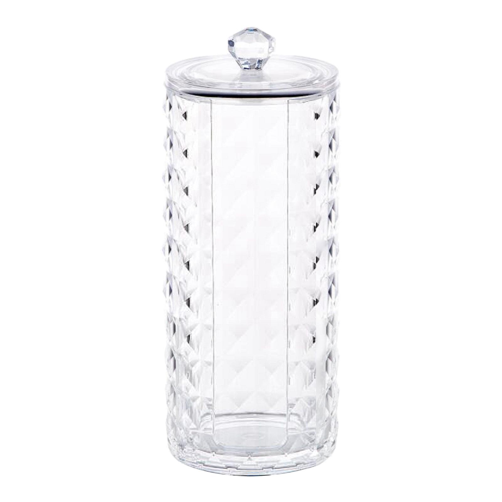 Cotton Pads Holder Organizer Clear Acrylic Make-up Remover Pads Container