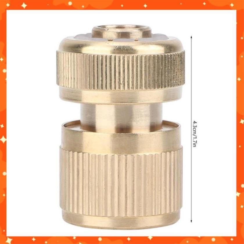 Bộ dây và vòi xịt tăng áp rửa xe tưới cây 3-5M (cút đồng nối nhựa đen) 206817