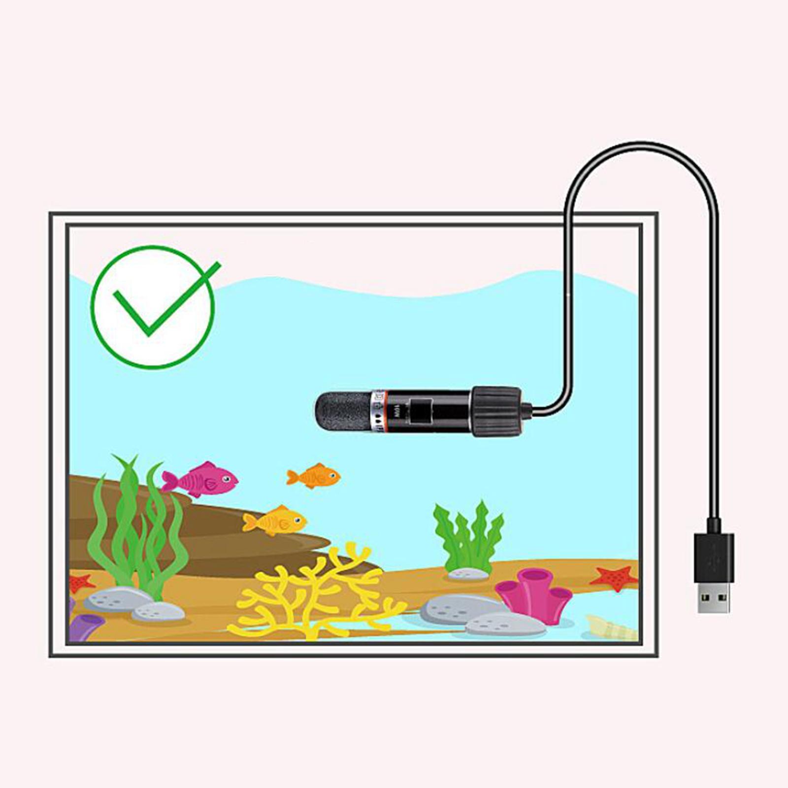 Fish Tank Heater Heating Rod Submersible Thermostat Aquarium Heater
