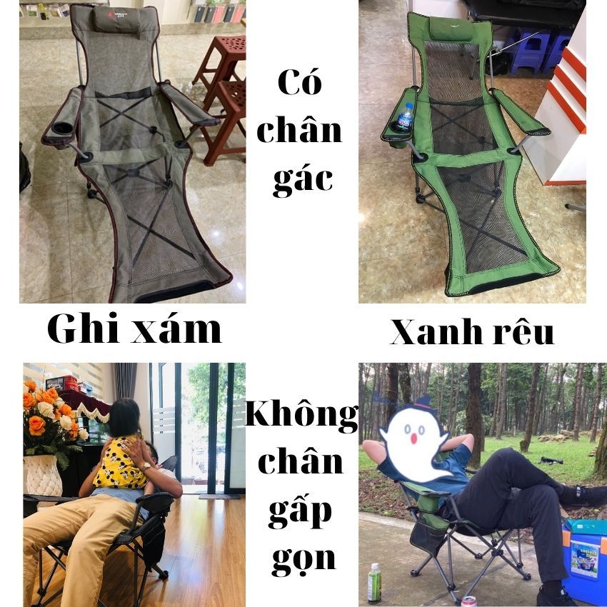 Ghế Xếp Du Lịch Dã Ngoại - Ghế Gấp Du Lịch Đa Năng - Gấp Gọn Tiện Lợi Khi Mang Đi