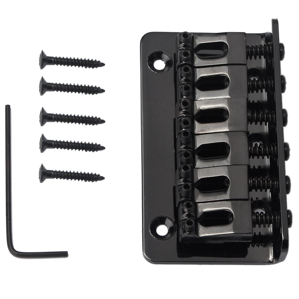 Baoblade Kim Loại 73mm Kim Loại Cố Định Đuôi Cứng Yên Cầu Đuôi 6 Dây Đàn Guitar Một Phần