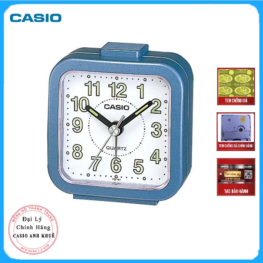Đồng Hồ Để Bàn Casio TQ-141-2DF Có Báo Thức