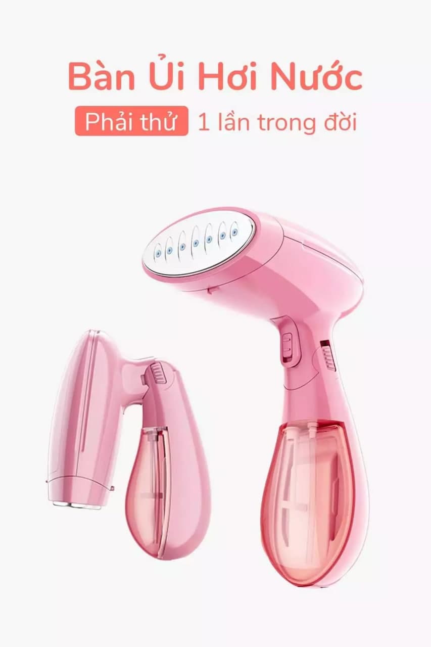 Bàn Ủi Hơi Nước Cầm Tay Sokany 3060 Có Thể Gấp Gọn - Hàng Chính Hãng