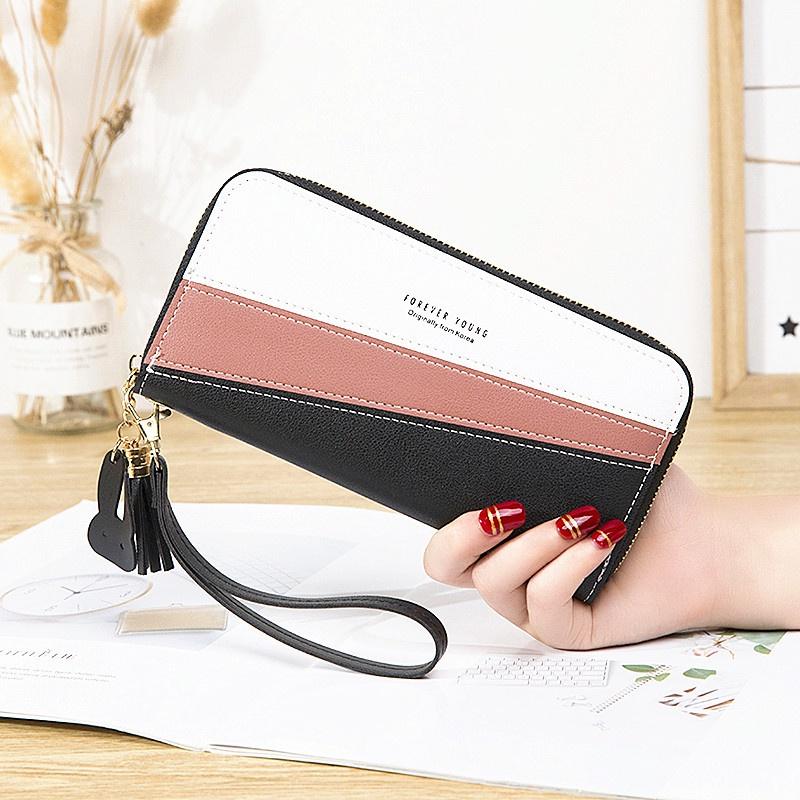 Ví Nữ Cầm Tay Dài Xinh Xắn Kiểu Dáng Đẹp Da PU Cao Cấp Thời Trang Hàn Quốc Sang Trọng LỊCH THIỆP