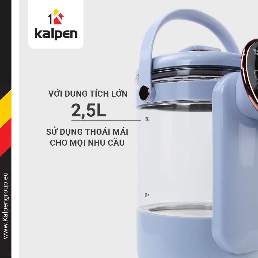 Bình Thủy Điện Điều Chỉnh Nhiệt Độ Kalpen KK99 2.5L HÀNG CHÍNH HÃNG