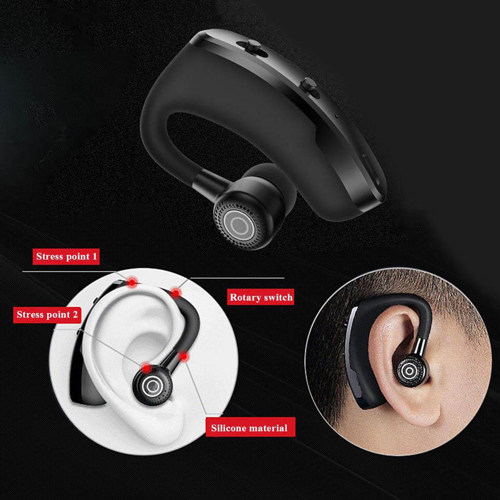 2X Bluetooth Headset Noise Cancelling with Microphone for Cell Phone Driving