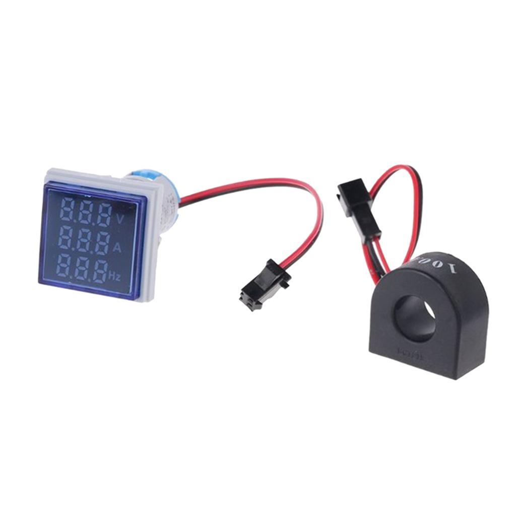 2x Hertz Voltmeter Ammeter Current Voltmeter LED Monitor Digital Dual