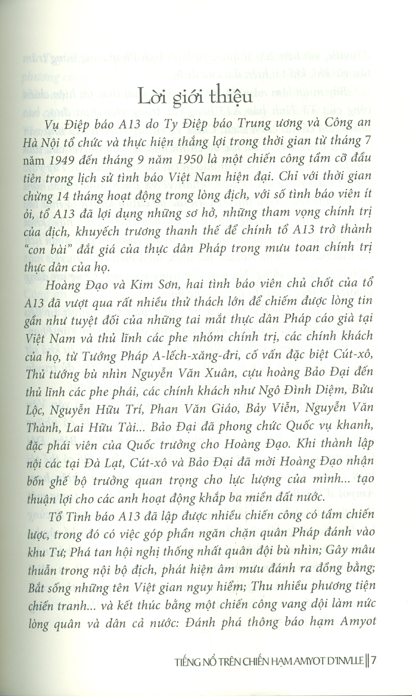 Tiếng Nổ Trên Chiến Hạm Amyot D'Invlle - Tiểu Thuyết
