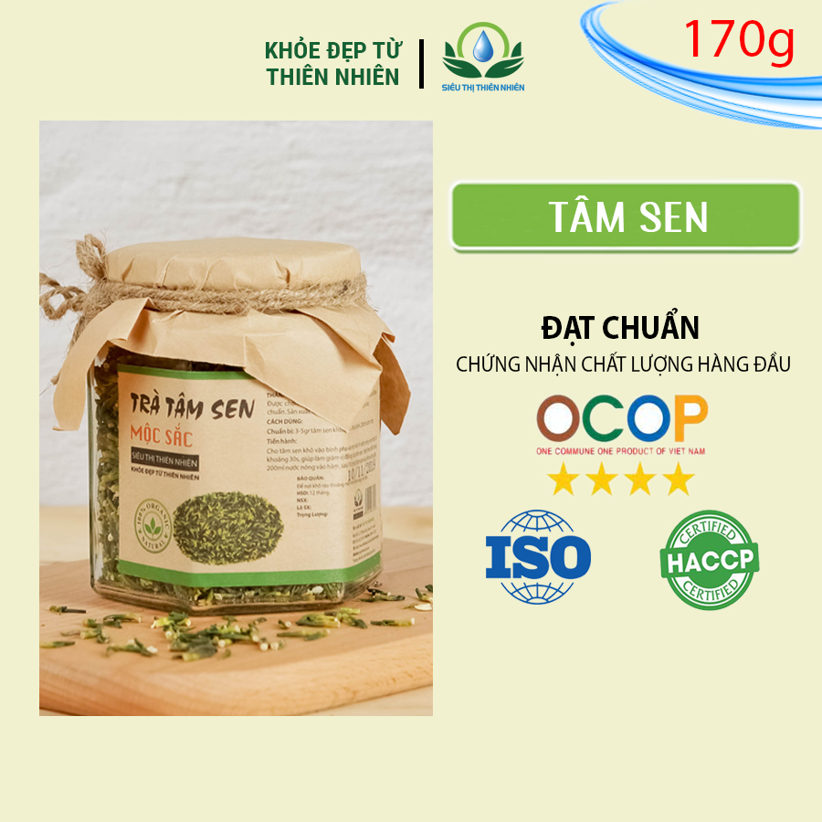 Trà tâm sen Mộc Sắc cao cấp