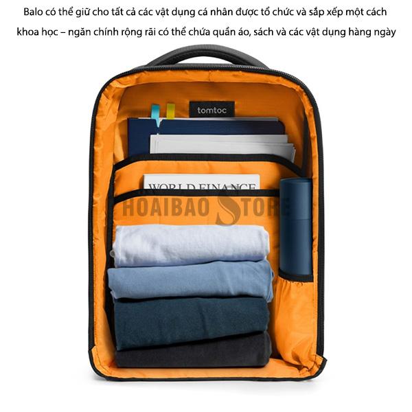 Balo Tomtoc H73 X-PAC Techpack Cho Macbook 16-inch chống thấm tốt - Hàng chính hãng