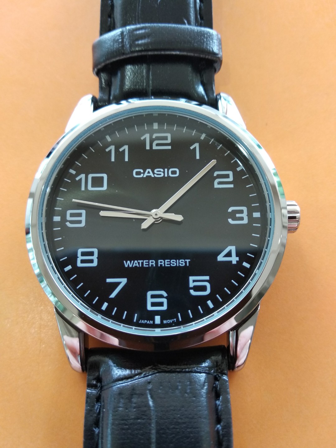 Đồng hồ nam dây da Casio MTP-V001L-1BUDF