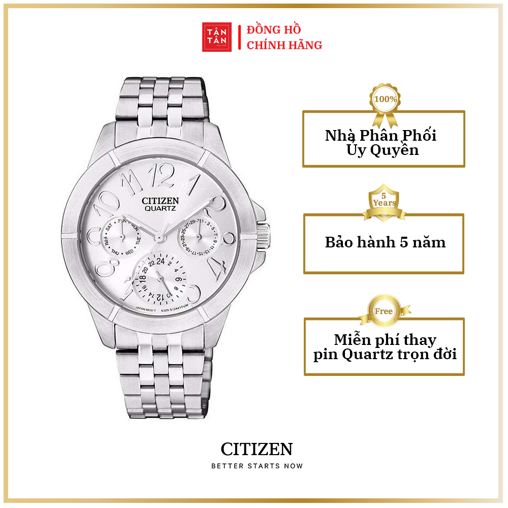 Đồng hồ Nữ Citizen Quartz ED8100-51A 35mm