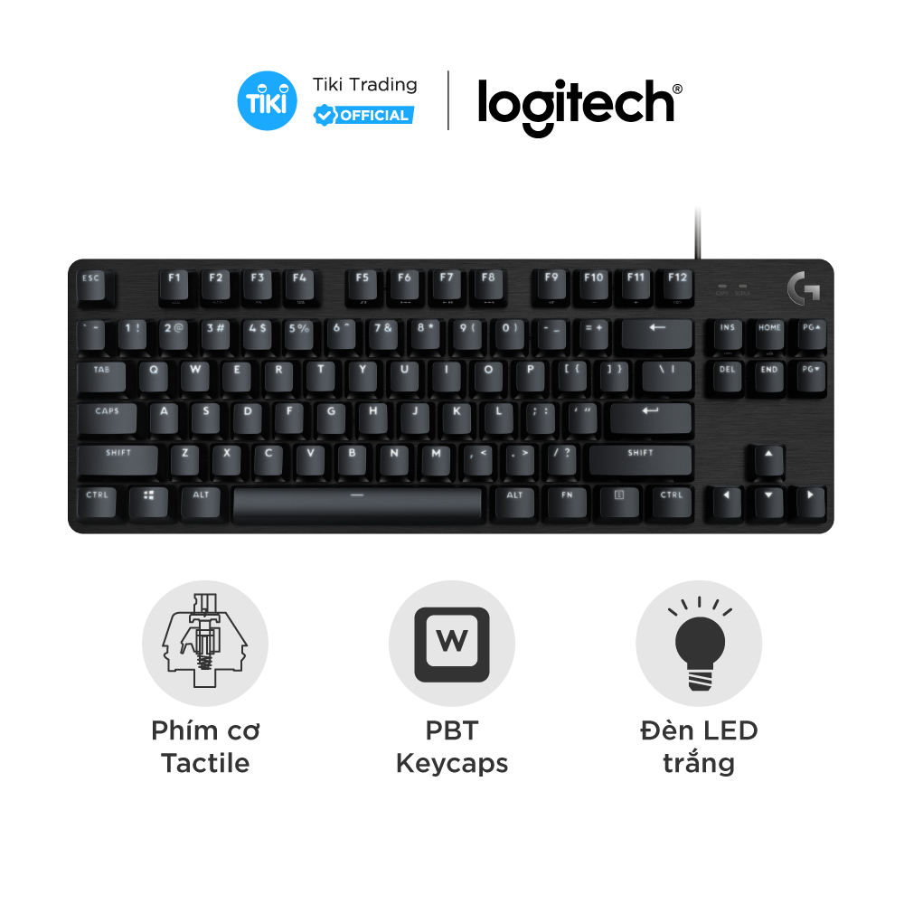 Bàn phím cơ game Logitech G413 TKL SE / G413 SE Full Size - Hàng chính hãng