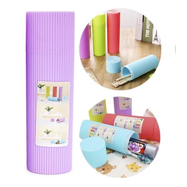 Combo 2 ống đựng bàn chải đa năng