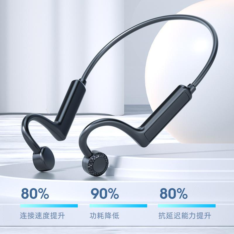 Ưu đãi đặc biệt khái niệm dẫn truyền xương Tai nghe Bluetooth gắn trên đầu không nhét tai tai nghe thể thao Bluetooth mới