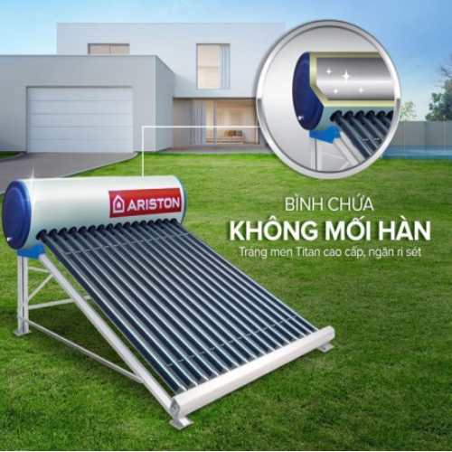 Máy nước nóng năng lượng mặt trời Ariston ECO2 1812 25 T N SS 132L - Hàng chính hãng