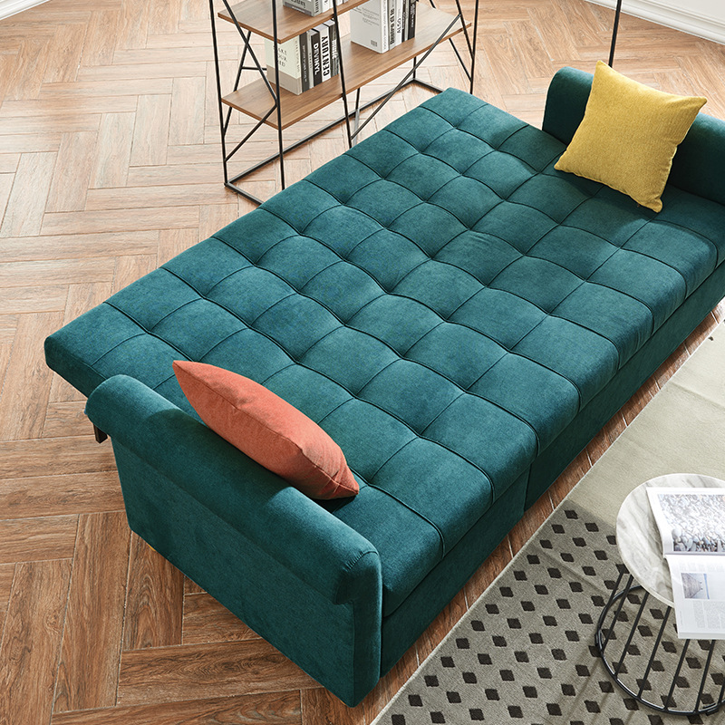 Sofa Giường Kéo Kết Hợp Ghế Sofa Góc Phòng Khách Thiết Kế Mắt Lưới 3 Chiều Đẹp DP-SGK49