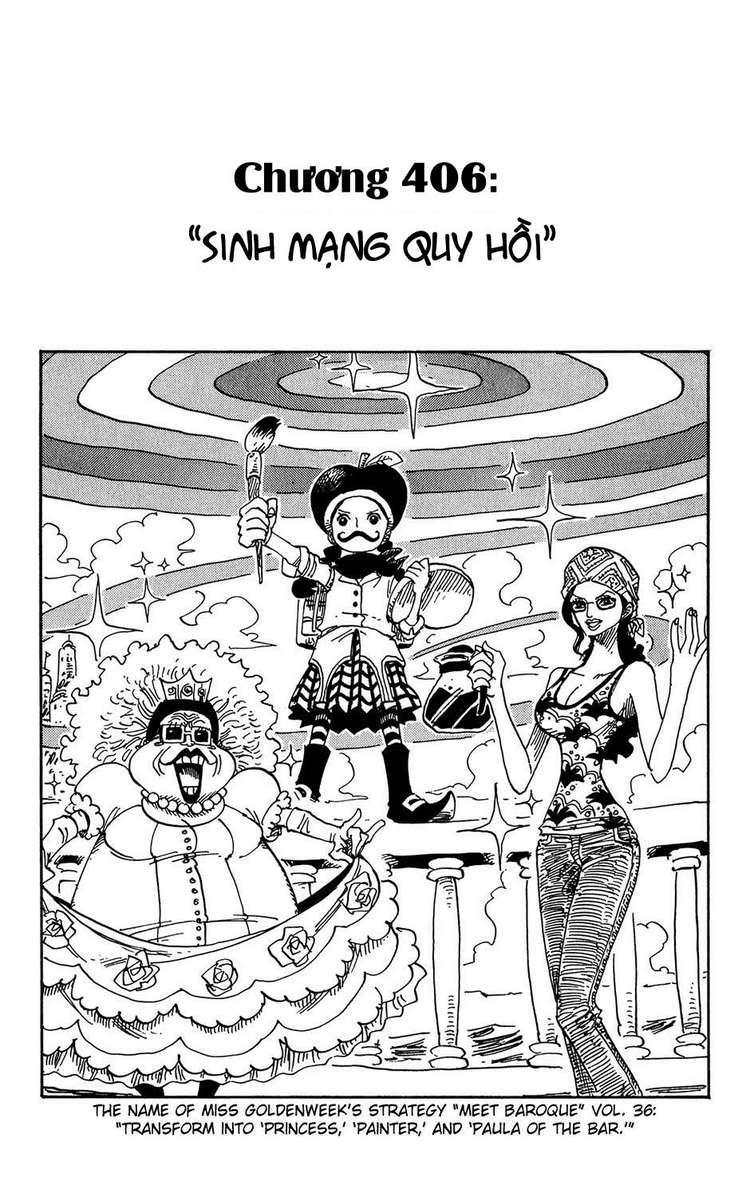 đảo hải tặc - one piece chapter 406 1