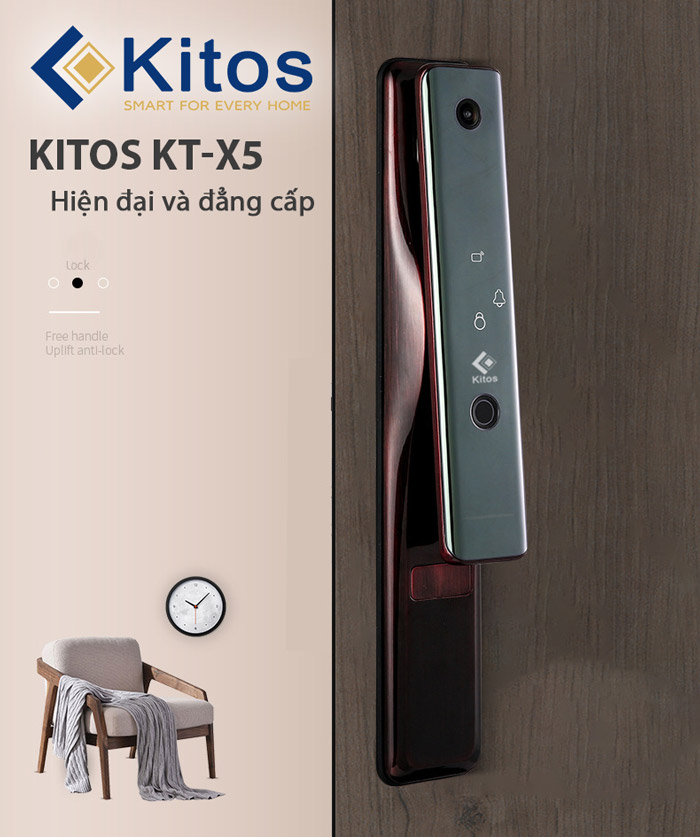 Khóa cửa thông minh camera Kitos KT-X5