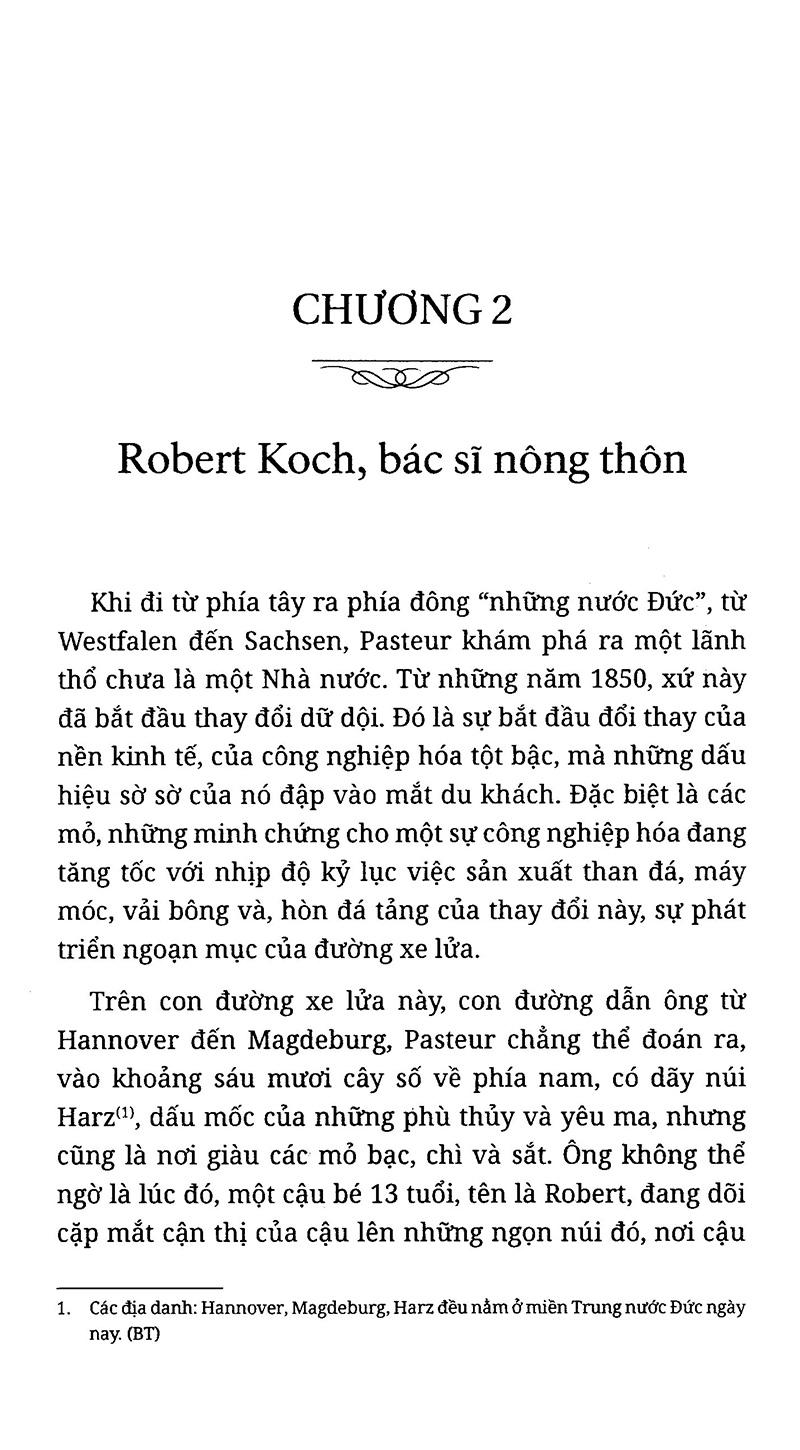 Sách Pasteur Và Koch Cuộc Đọ Sức Của Những Người Khổng Lồ Trong Thế Giới Vi Sinh Vật