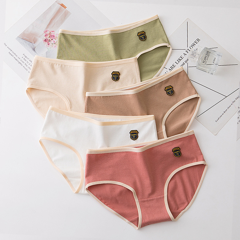 Set 5 quần lót nữ cotton mềm mại