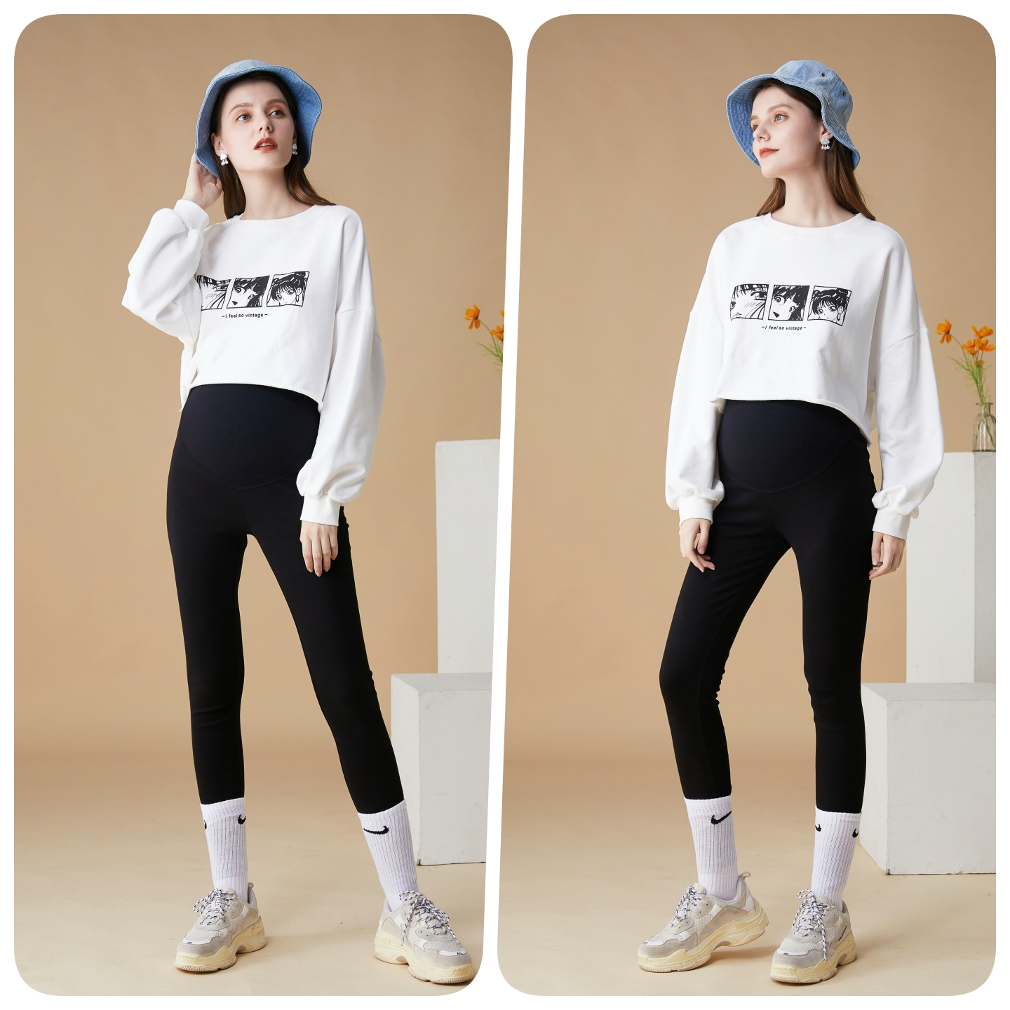 Quần Legging Nịt Bụng Cho Bà Bầu, Hàng Đẹp Cao Cấp, Siêu Co Giãn, Mềm Mịn, Thoáng Khí, Legging Bầu Seamless 3D liền mảnh, Nịt bụng nâng bụng, Nâng Mông, Tôn Dáng, Mã KQ01Đ