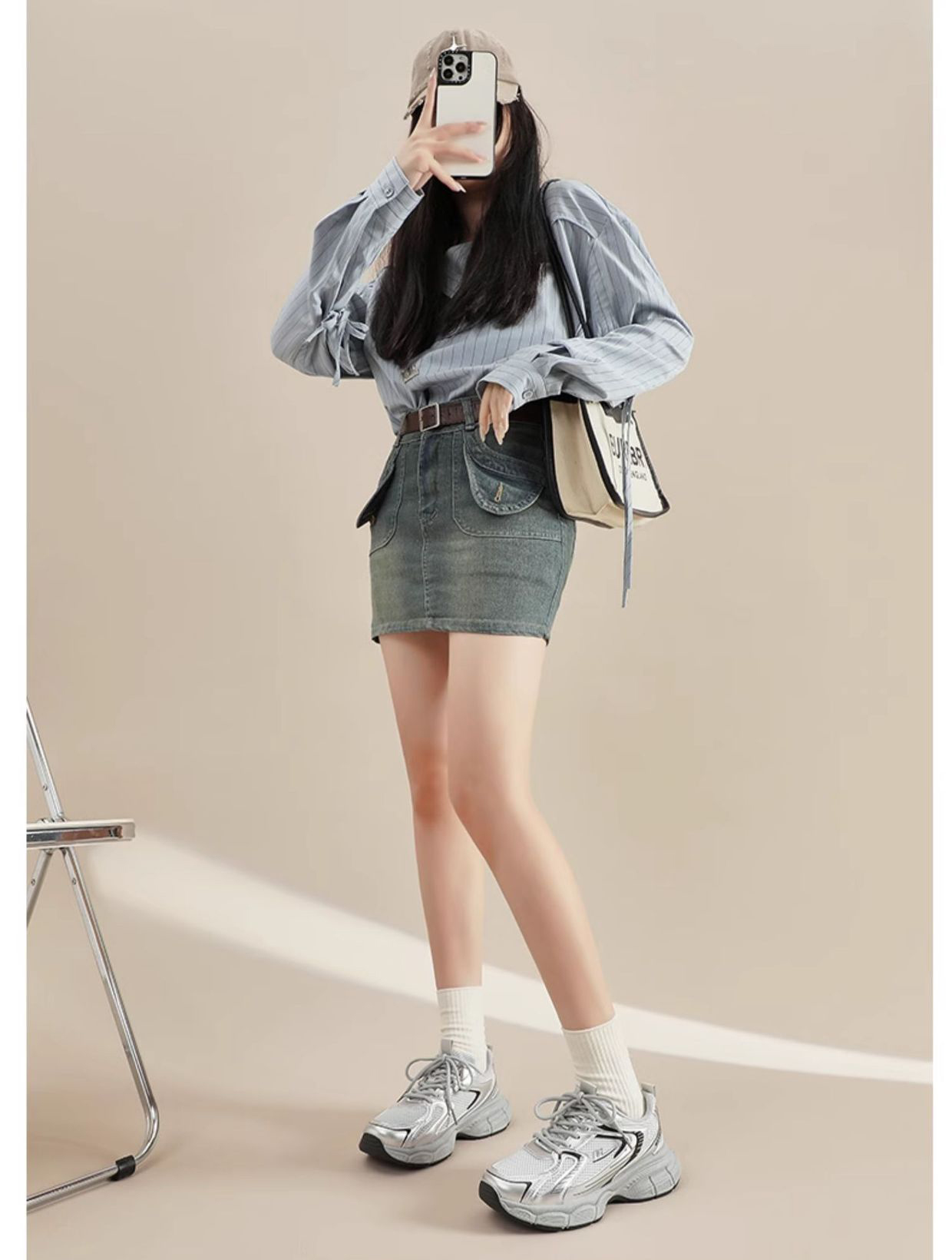 Giày thể thao nữ đế êm nhẹ, thoáng khí đế cao su đúc, chống trơn trượt hạn chế mòn  – GNU2102