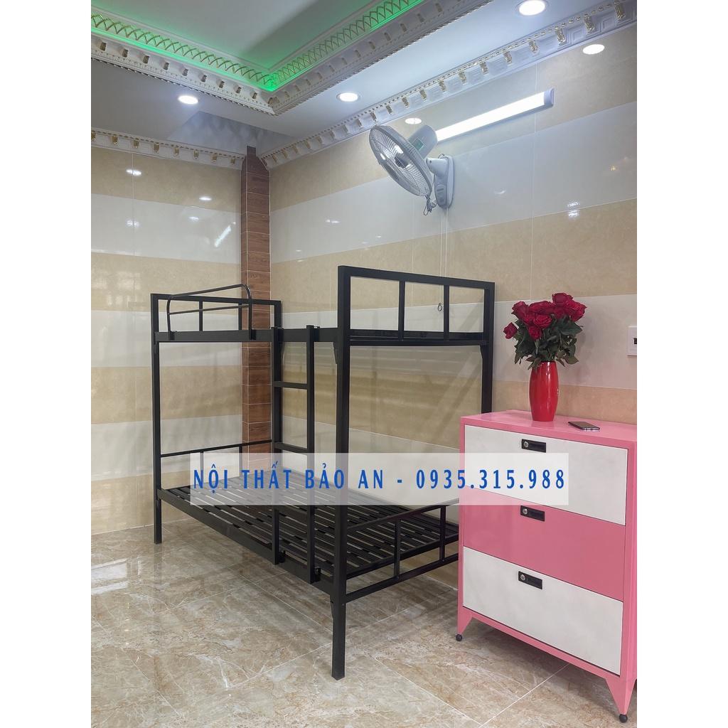 Giường sắt hai tầng homstay 1mx2m BẢO AN
