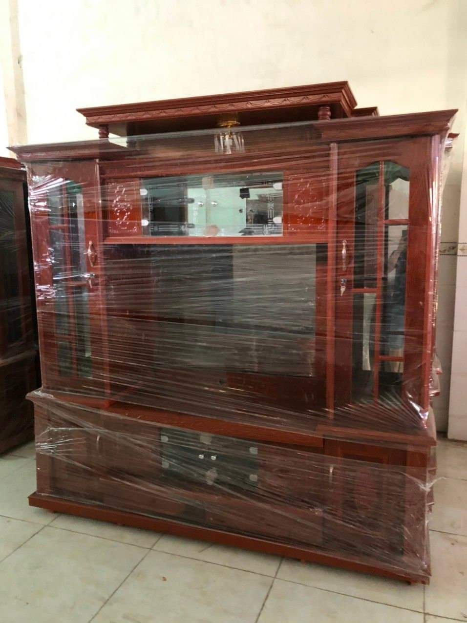Kệ tủ Ti vi gỗ xoan 2m hàng chuẩn xuất khẩu , kệ gỗ trang trí phong khách