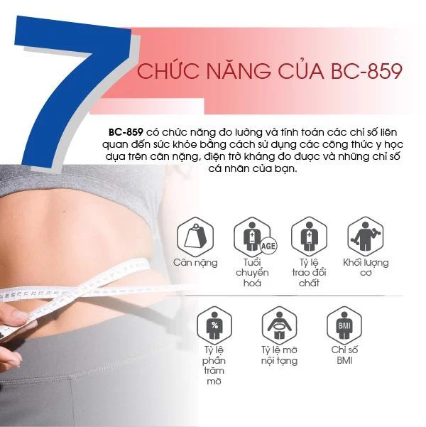 Cân Phân Tích Chỉ Số Cơ Thể BC-859