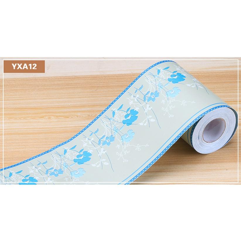 Cuộn 10m len viền tường CỎ XANH keo sẵn