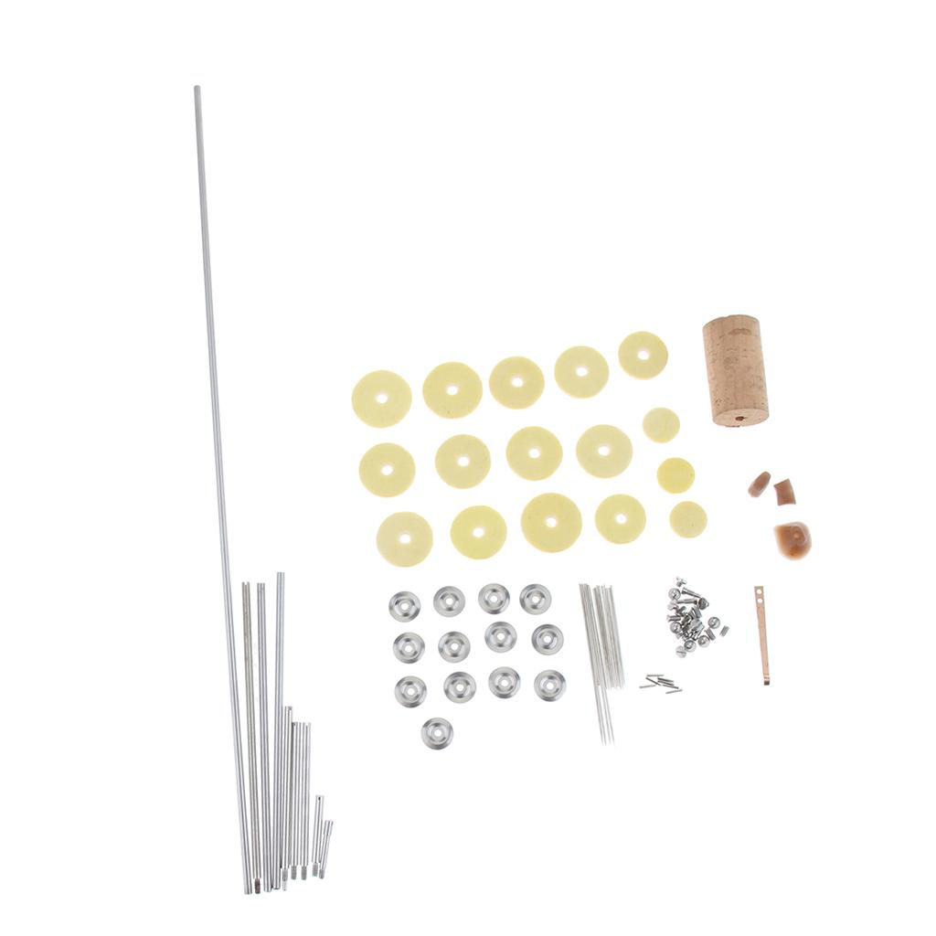 Sunnimix Sáo Bộ Công Cụ Sửa Chữa Sáo Trục Thanh Con Lăn Ốc Vít Keo Nút Chai Miếng Lót