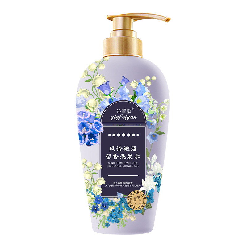 Dầu gội dược liệu Qinfeiyan Flowers 500ml giảm gàu, nấm ngứa da đầu