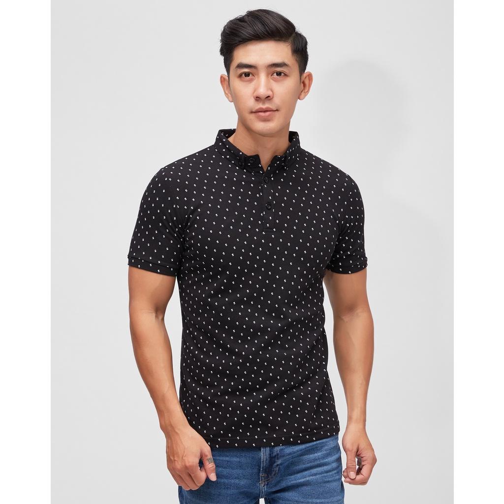 Áo thun nam màu đen F2 Fashion & Freedom - TC301 ĐEN