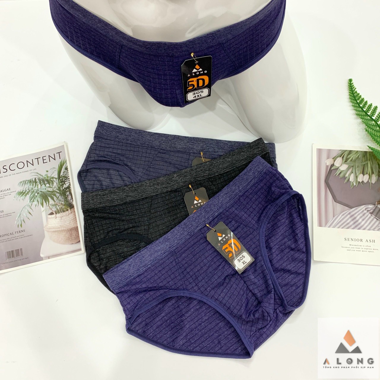 QUẦN SỊP CHÉO 5D SIÊU MỀM MÁT TỪ 48-100KG DÀNH CHO NAM