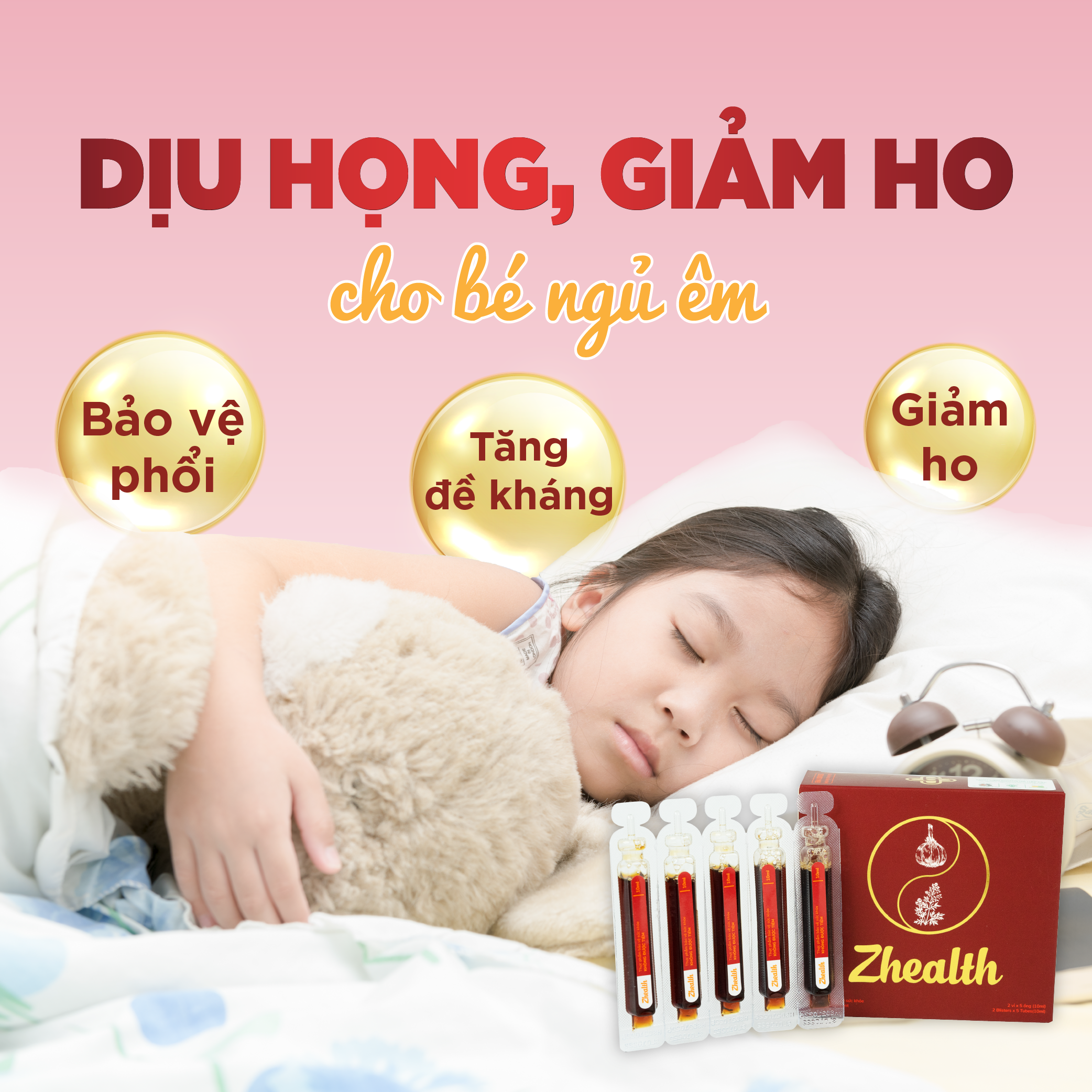 Combo 6 Siro Ho Zhealth Tăng Sức Đề Kháng, Giảm Ho, Đau Rát Họng, Cảm Cúm, Viêm Họng, Viêm Amidan