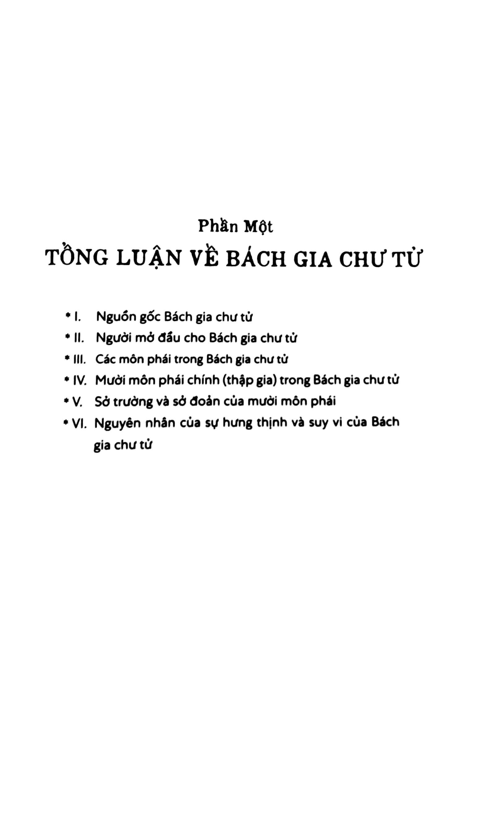 Bách Gia Chư Tử - Các Môn Phái Triết Học Dưới Thời Xuân Thu Chiến Quốc