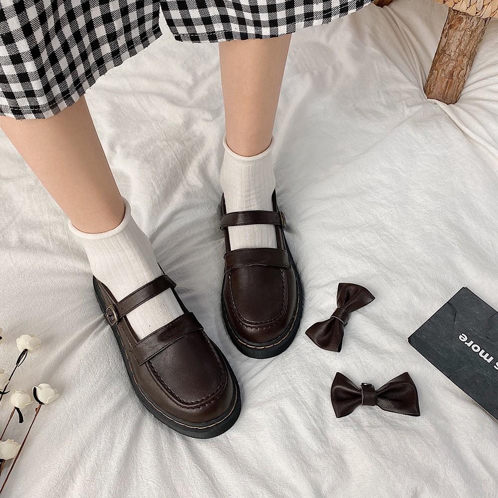 Giày phong cách Nhật Bản thời trang cho bé dễ thương
