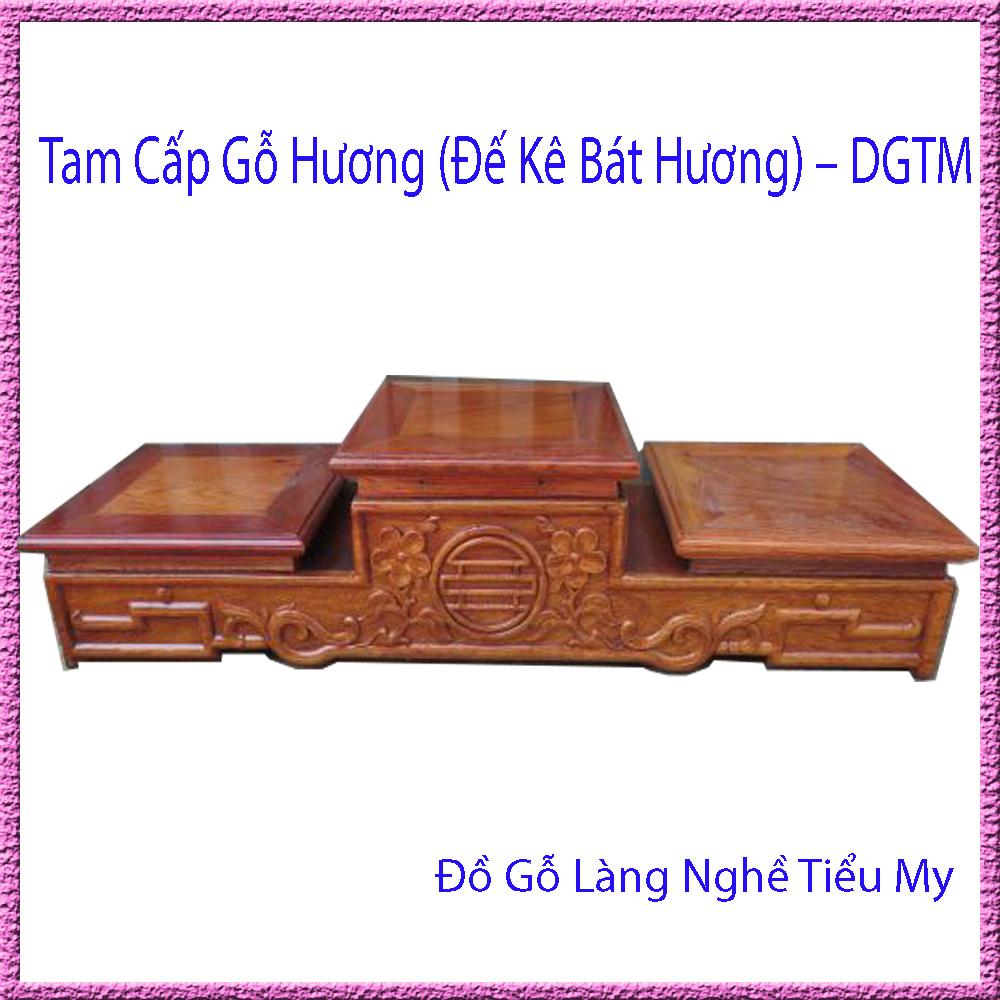 Tam Sơn Gỗ Hương (Đế Kê Bát Hương) - Sang Trọng Và Linh Thiêng