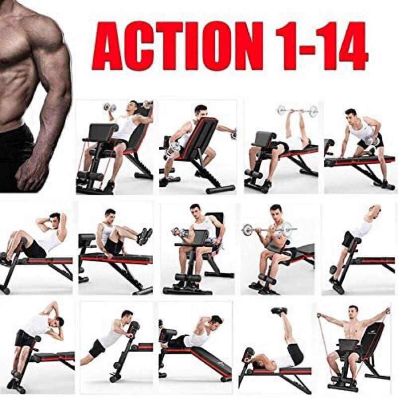 Ghế Tập Gym, Tập Tạ Đa Năng Hỗ Trợ Tập Cơ Tay, Bắp Tay, Cơ Bụng P189