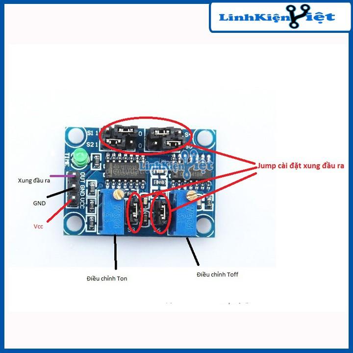 Module Phát Xung Vuông In 3V3-12VDC / OUT 5V