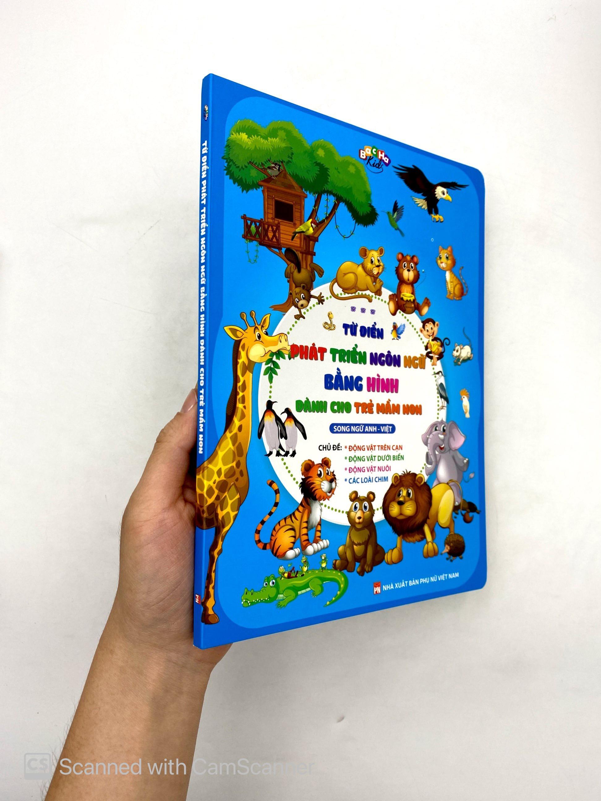 Từ Điển Phát Triển Ngôn Ngữ Bằng Hình Dành Cho Trẻ Mầm Non - Chủ Đề: Động Vật